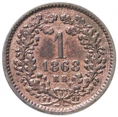 купить Венгрия 1 крейцер (krajczar) 1868