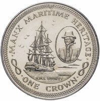 купить Остров Мэн 1 крона 1982 "Морское наследие - HMS Bounty"