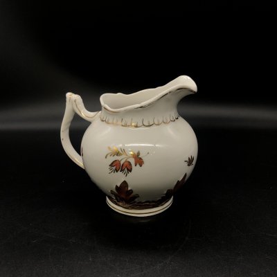 купить Молочник из сервиза "Барбарис", фарфор, роспись, золочение, Дмитровский фарфоровый завод (ДФЗ Вербилки), СССР, 1954-1965 гг.