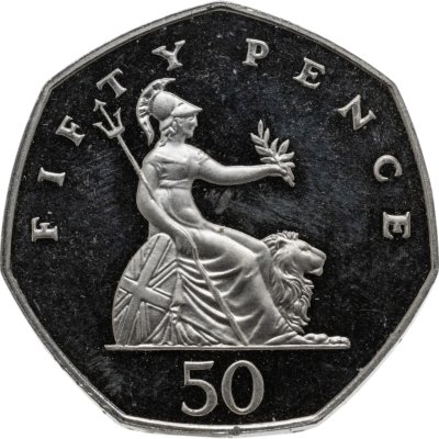 купить Великобритания 50 пенсов (pence) 1990