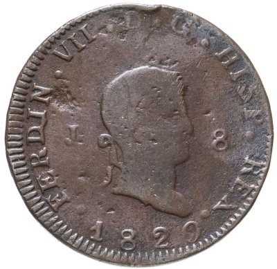 купить Испания 8 мараведи 1820