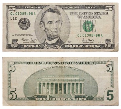 купить США 5 долларов 2001 год (Pick 510) L-Сан Франциско
