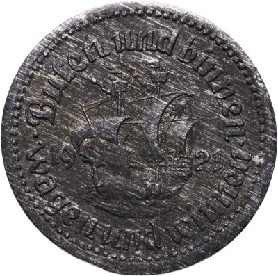 купить Германия "Бремен" 50 пфеннигов 1921 нотгельд
