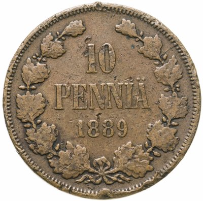 купить 10 пенни (pennia) 1889