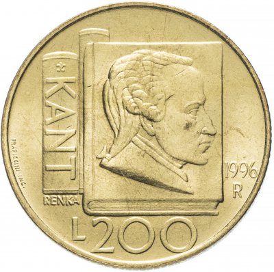купить Сан-Марино 200 лир (lire) 1996