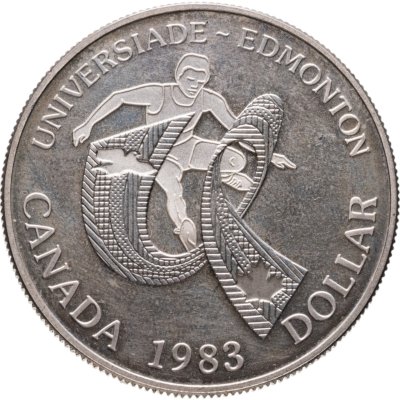 купить Канада 1 доллар (dollar) 1983 XII Универсиада в Эдмонтоне