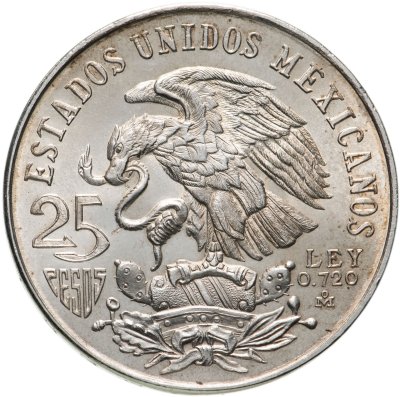 купить Мексика 25 песо (pesos) 1968 Летние Олимпийские игры 1968, Мехико
