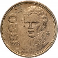 купить Мексика 20 песо (pesos) 1985-1990
