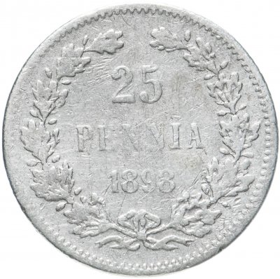 купить 25 пенни 1898 L, монета для Финляндии
