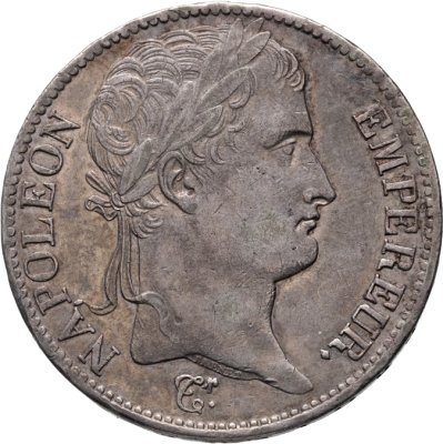 купить Франция 5 франков (francs) 1812, с портретом Наполеона I Бонапарта