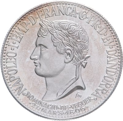 купить Андорра 50 динеров 1964 "Император Наполеон I"