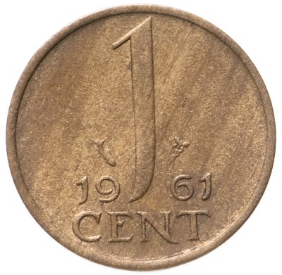 купить Нидерланды 1 цент 1961