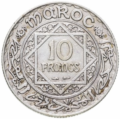 купить Марокко 10 франков 1934