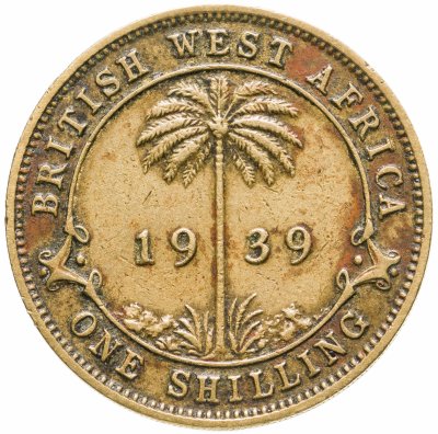 купить Британская Западная Африка 1 шиллинг 1939