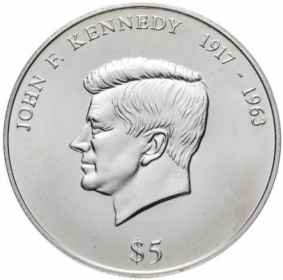 купить Либерия 5 долларов (dollars) 2000 Джон Кеннеди
