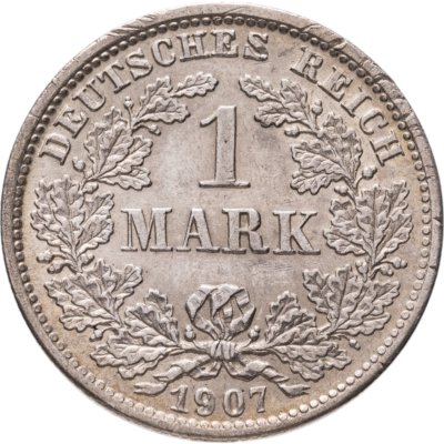 купить Германия 1 марка 1907 Знак монетного двора: "D" - Мюнхен
