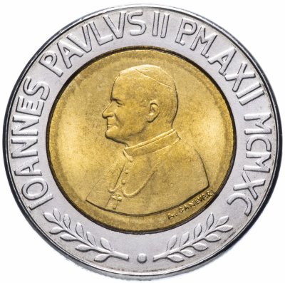 купить Ватикан 500 лир (lire) 1990
