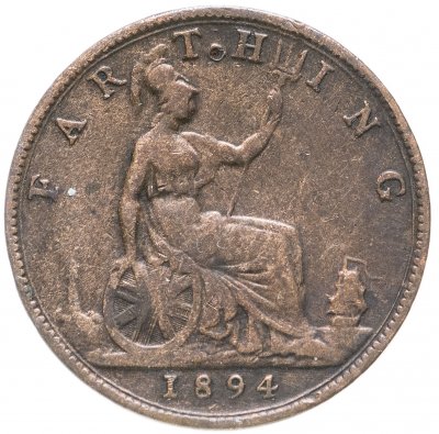 купить Великобритания 1 фартинг (farthing) 1894