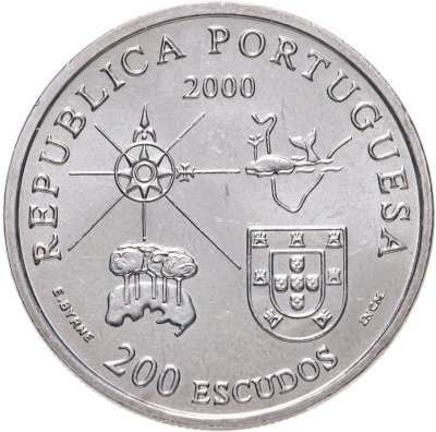 купить Португалия 200 эскудо (escudos) 2000 Земля Лабрадор