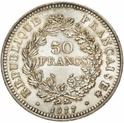 купить Франция 50 франков (francs) 1977