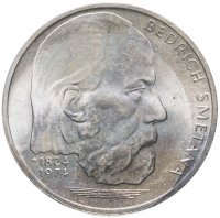 купить Чехословакия 100 крон (korun) 1974 150 лет со дня рождения Бедржиха Сметаны