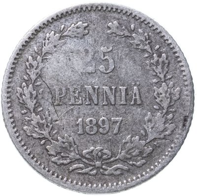 купить 25 пенни (pennia) 1897 L