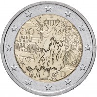 Купить Германия 2 евро 2019 G "30-летие падения Берлинской стены"