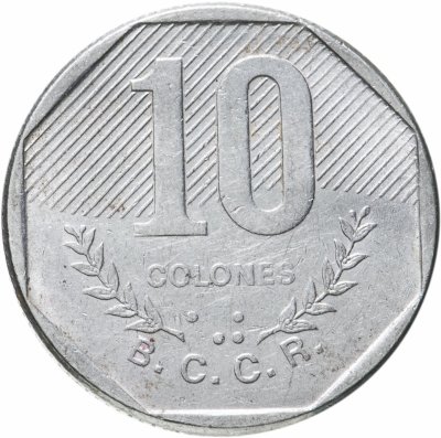 купить Коста-Рика 10 колонов (colones) 1983-1992, случайная дата