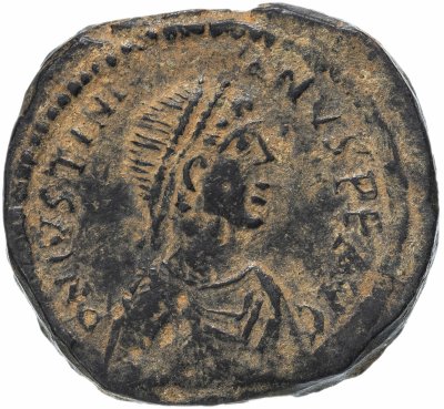 купить Византийская империя, Юстиниан I, 527-565 годы, 40 нуммиев (фоллис).