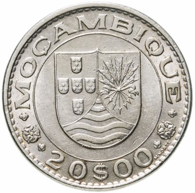 купить Мозамбик 20 эскудо (escudos) 1971
