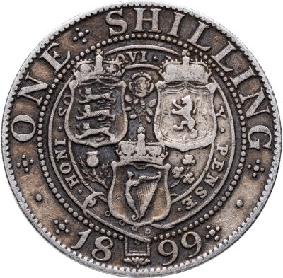 купить Великобритания 1 шиллинг (shilling) 1899