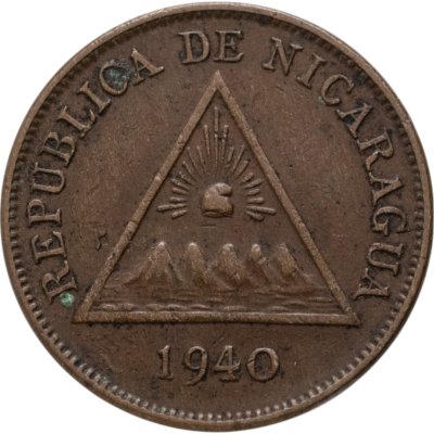 купить Никарагуа 1 сентаво (centavo) 1940