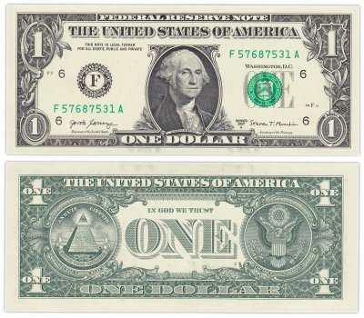 купить США 1 доллар 2017А (Pick 544) F-Атланта