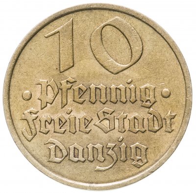 купить Германия, Данциг (Гданьск) 10 пфеннигов 1932