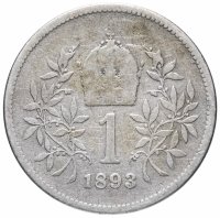 Купить Австро-Венгрия 1 крона 1893 (монета для Австрии)