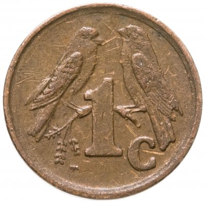 купить ЮАР 1 цент (cent) 1990-1995, случайная дата