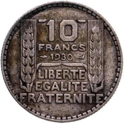 купить Франция 10 франков (francs) 1930