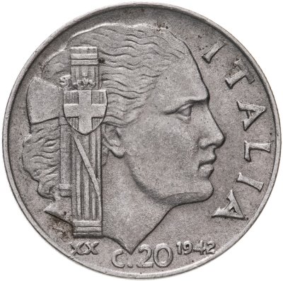 купить Италия 20 чентезимо 1942