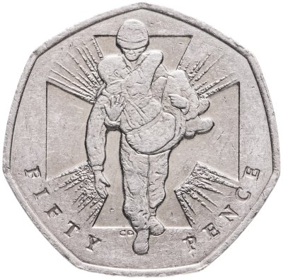 купить Великобритания 50 пенсов (pence) 2006 "Героический акт"