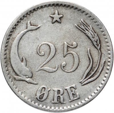 купить Дания 25 эре 1874