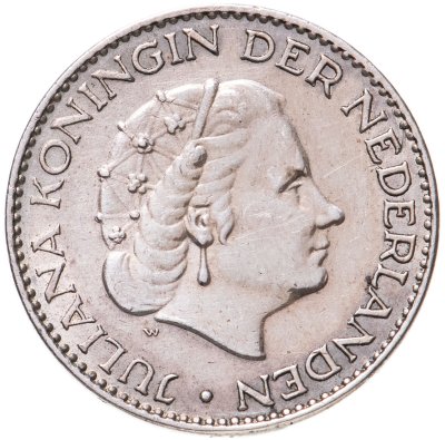 купить Нидерланды 1 гульден (gulden) 1957