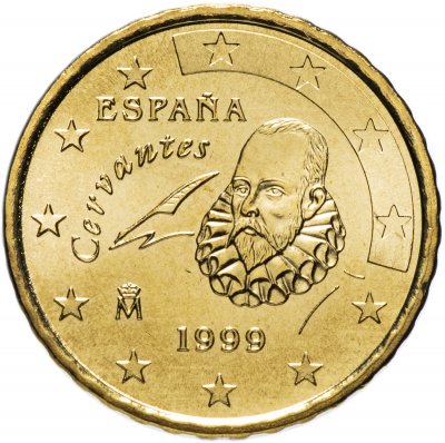 купить Испания 10 евроцентов (cents) 1999