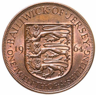купить Джерси 1/12 шиллинга (shilling) 1964