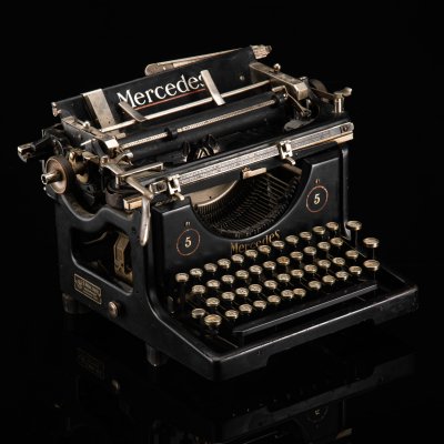 купить Машинка печатная "Mercedes", модель №5, металл, краска, полимерный материал, Mercedes-Bureau-Maschinen GmbH, Германия, 1927-1934 гг.