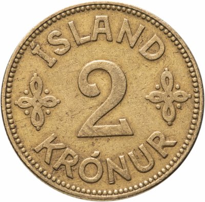 купить Исландия 2 кроны (kronur) 1929