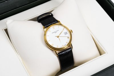 купить Часы наручные "Frederique Constant" , в оригинальной упаковке с документами, металл, механика, маятниковая система автоподзавода, Швейцария, 2003 г.