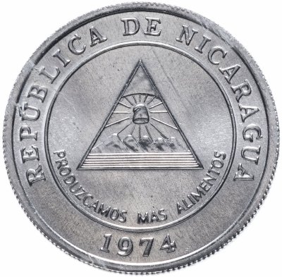 купить Никарагуа 5 сентаво (centavos) 1974 "ФАО - Давайте производить больше еды"