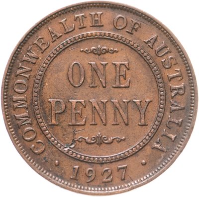 купить Австралия 1 пенни (penny) 1927