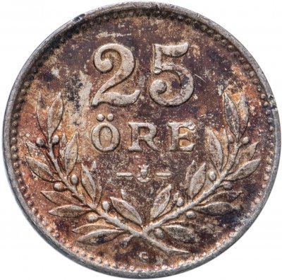 купить Швеция 25 эре (ore) 1938