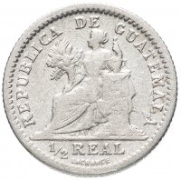 Купить Гватемала 1/2 реала 1895